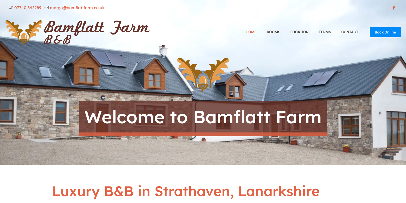 Preview of http://www.bamflattfarm.co.uk