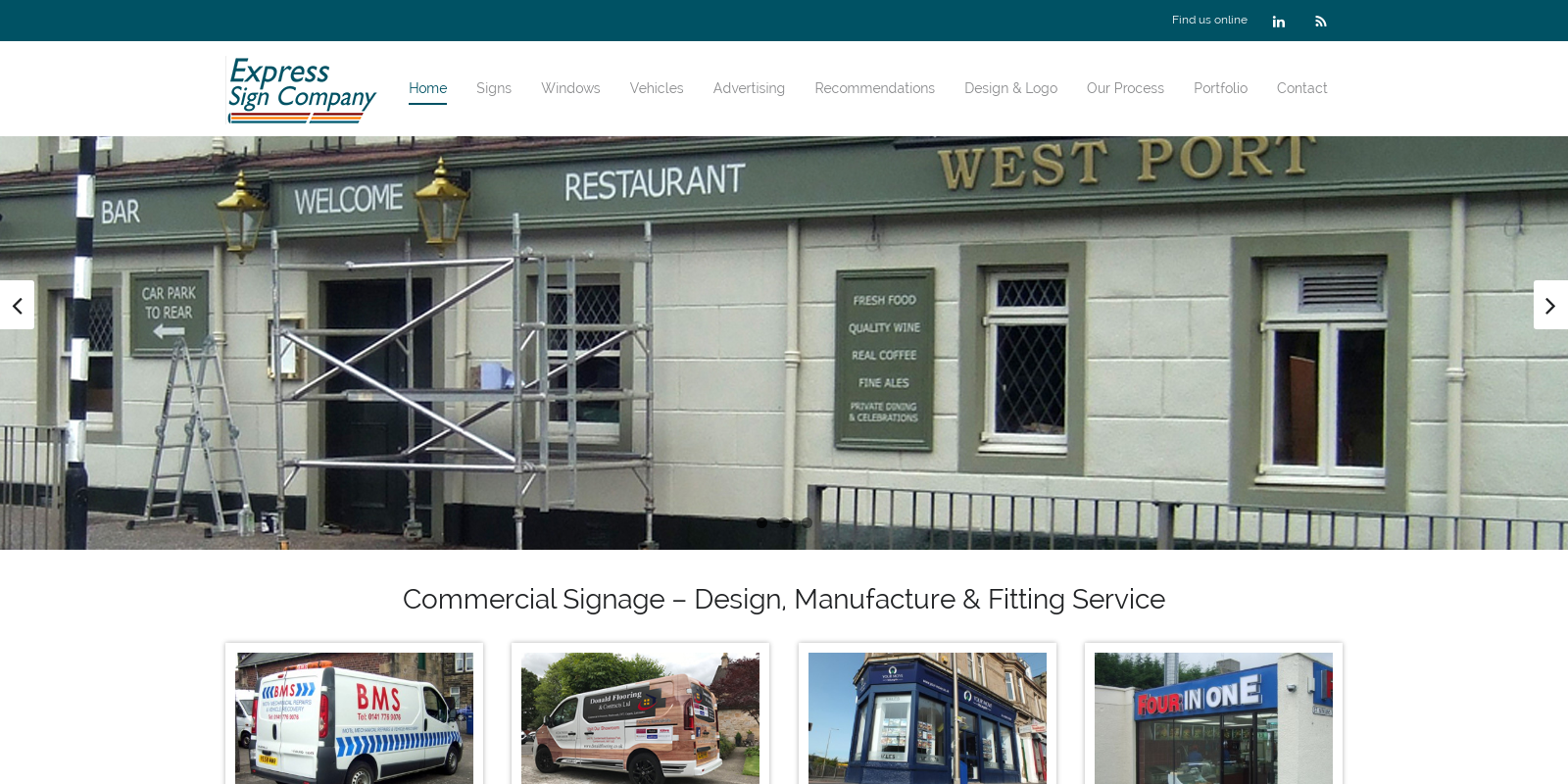 Preview of http://www.expresssigncompany.co.uk