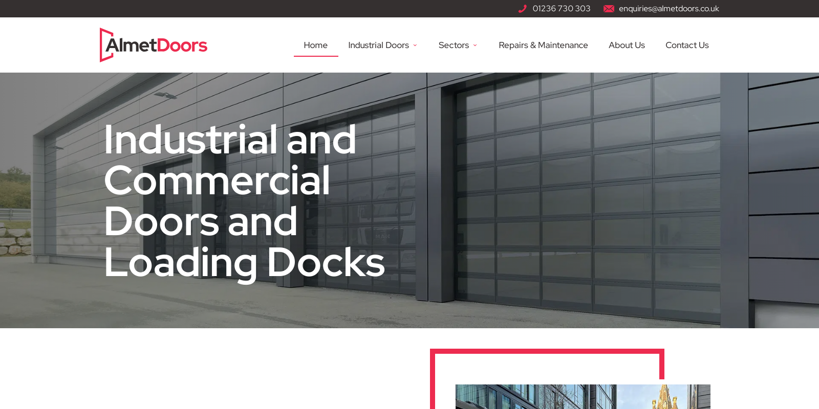 Preview of https://www.almetdoors.co.uk/