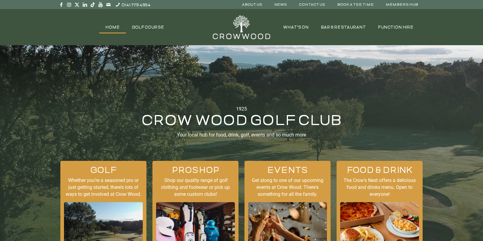 Preview of https://www.crowwoodgolfclub.co.uk/