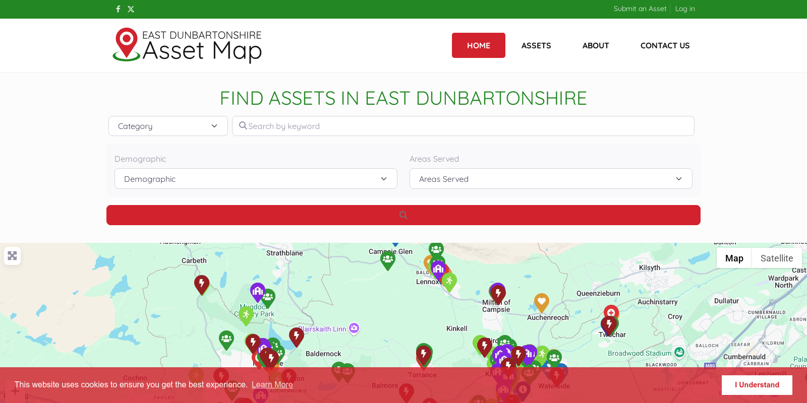 Preview of https://www.eastdunassets.org.uk/