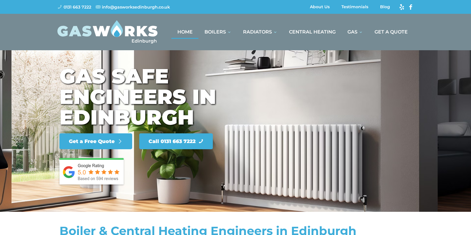 Preview of https://www.gasworksedinburgh.co.uk/