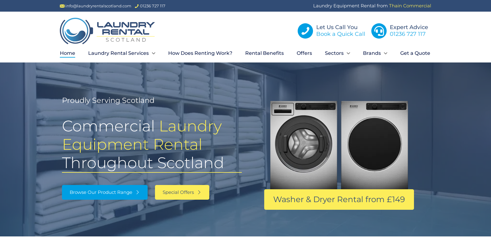 Preview of https://www.laundryrentalscotland.com