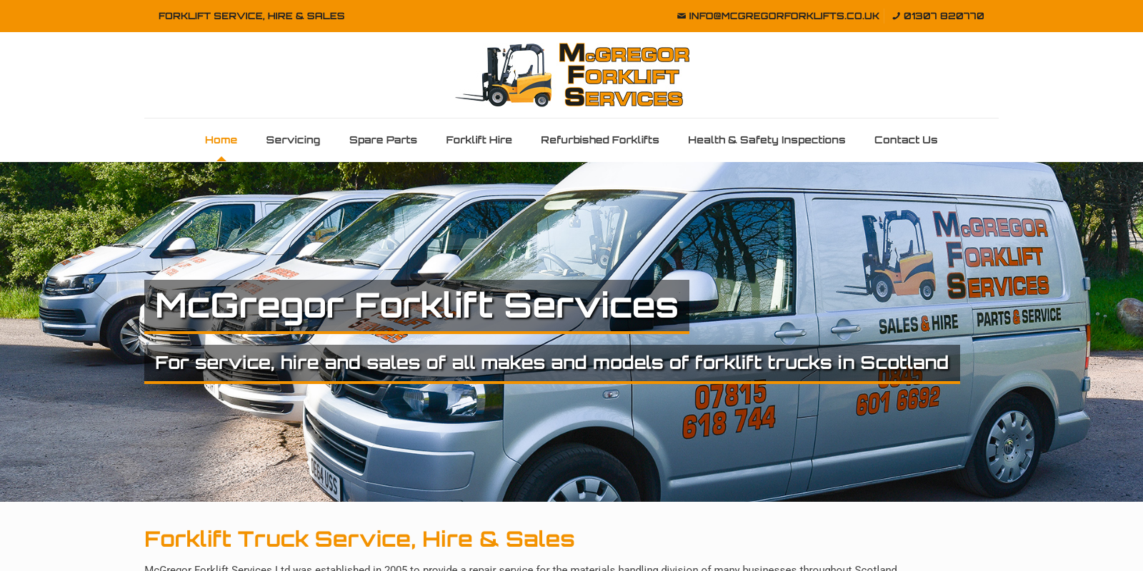 Preview of https://www.mcgregorforklifts.co.uk/