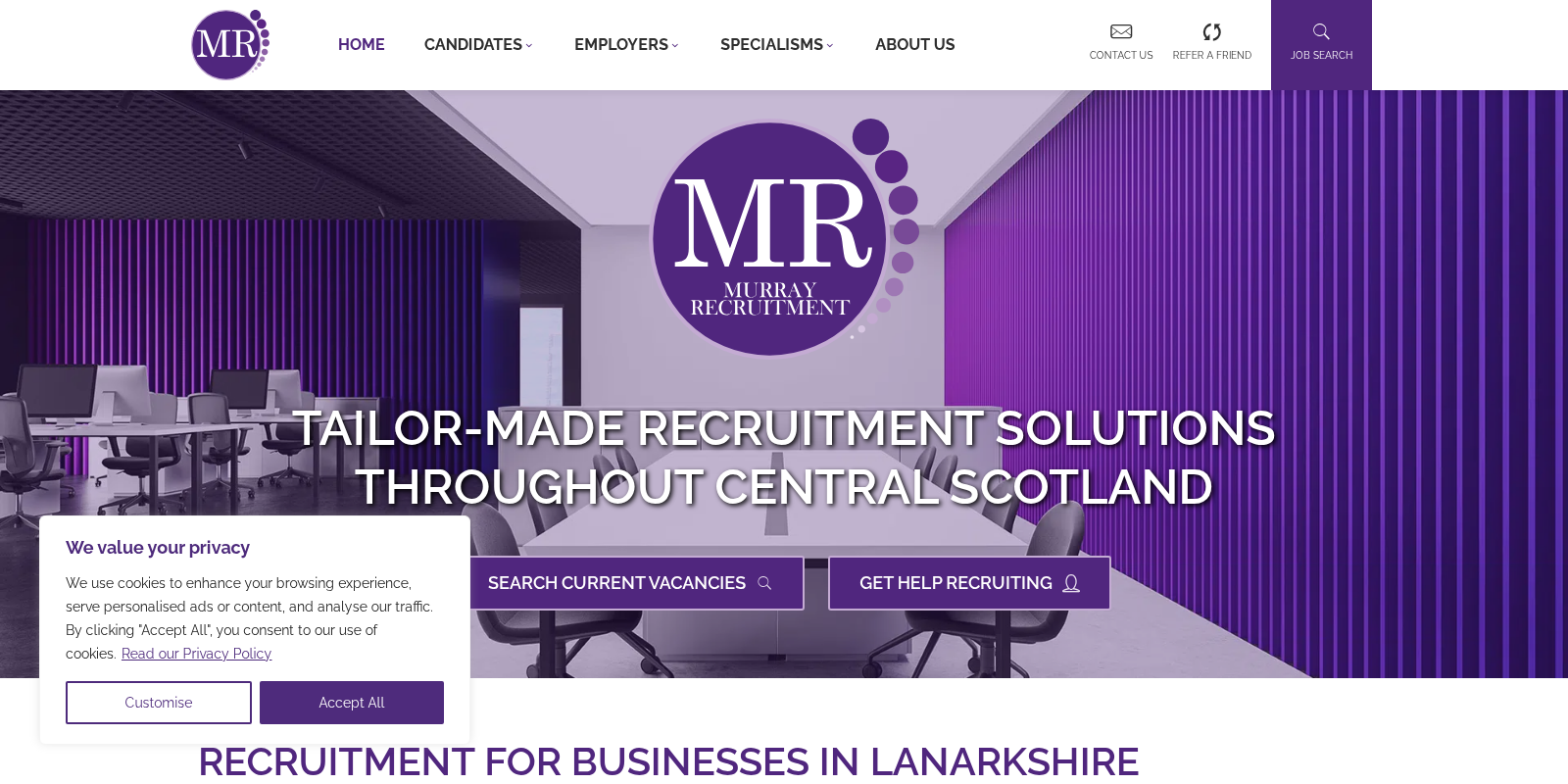 Preview of https://www.murrayrecruitment.co.uk