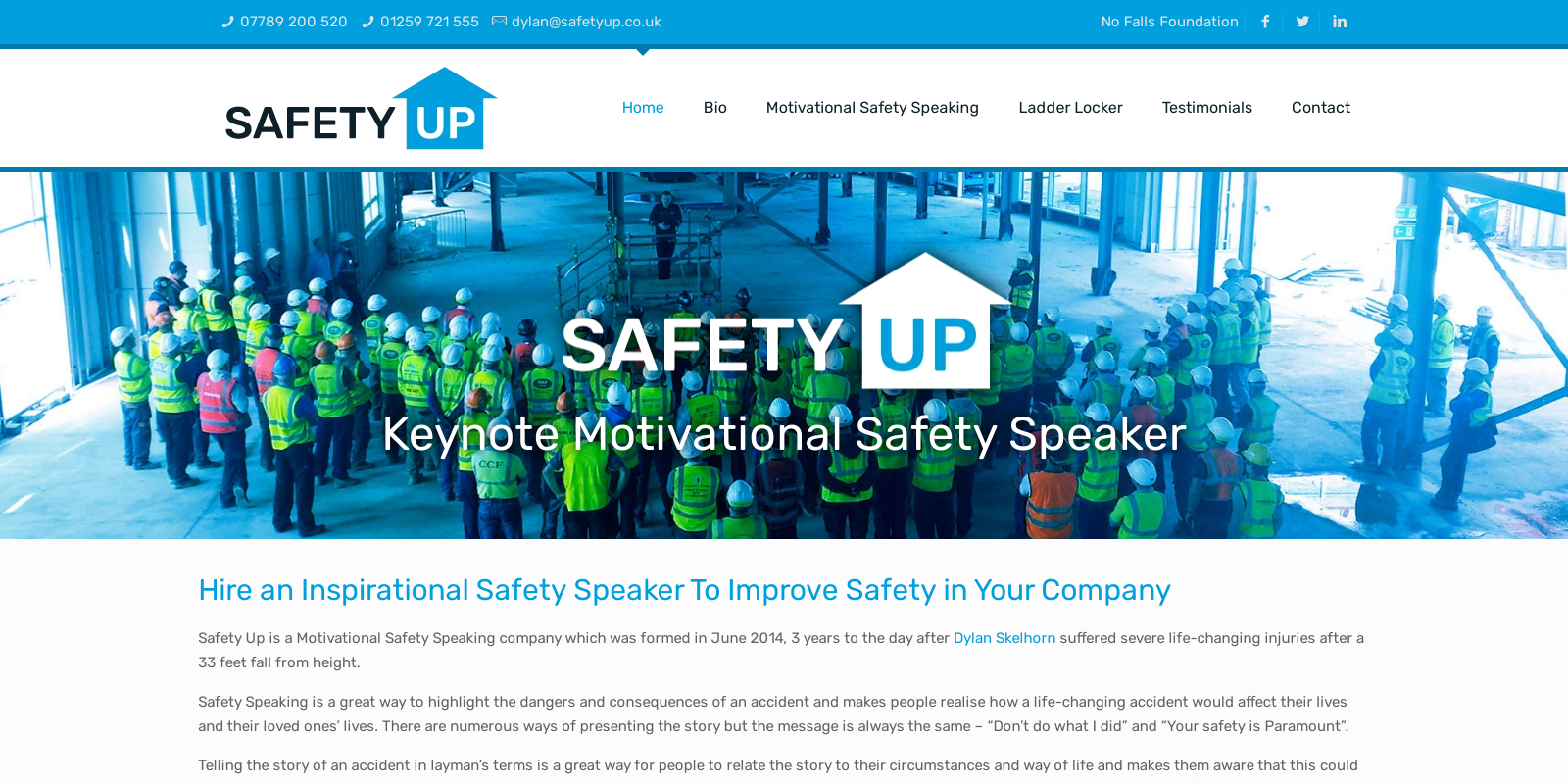 Preview of https://www.safetyup.co.uk
