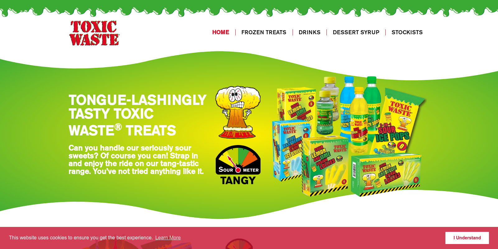 Preview of https://www.toxicwastetreats.co.uk/