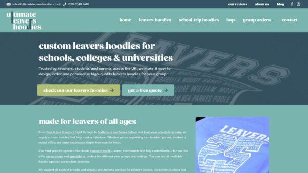 Ultimate Leavers Hoodies (2025 Rebuild)