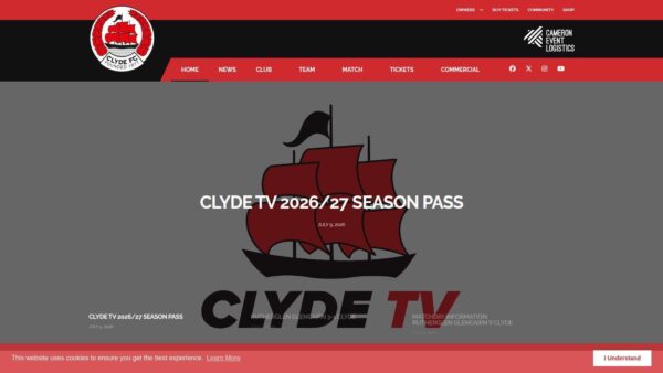 Clyde Football Club (2023 Rebuild)