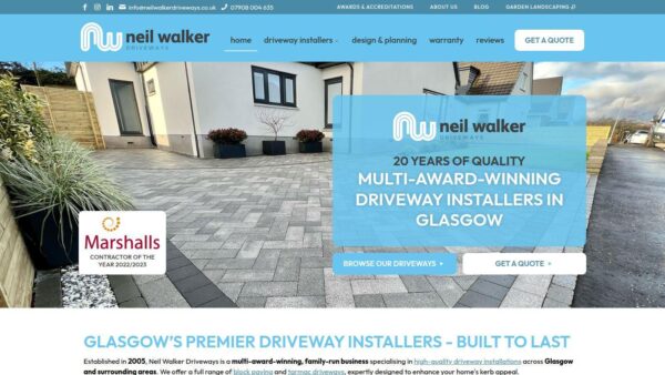 Neil Walker Driveways (2025 Rebuild)