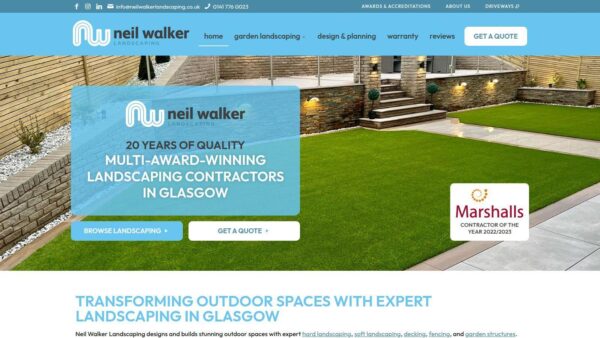 Neil Walker Landscaping (2025 Rebuild)